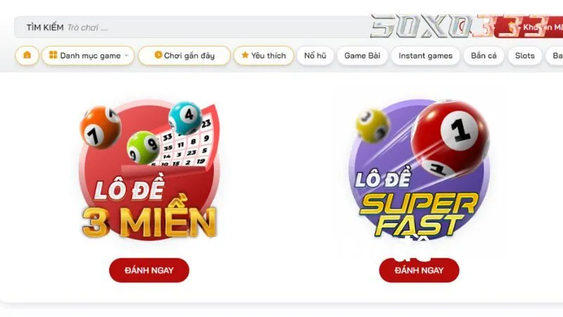 Xoso333 cổng game xổ số trực tuyến uy tín